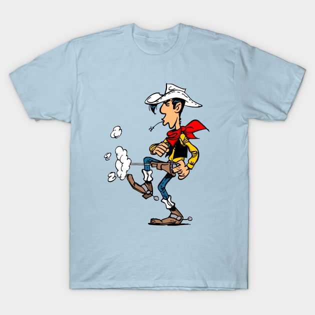 lucky luke T-Shirt by small alley co